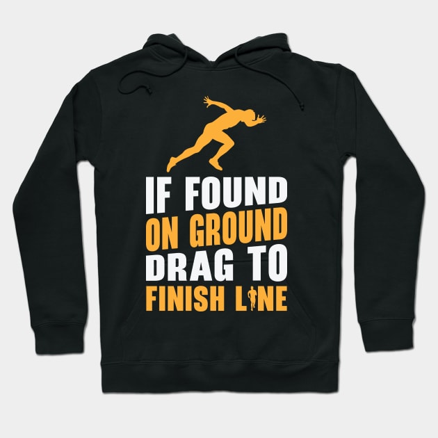 Running Runner Jogging Hoodie by maxcode